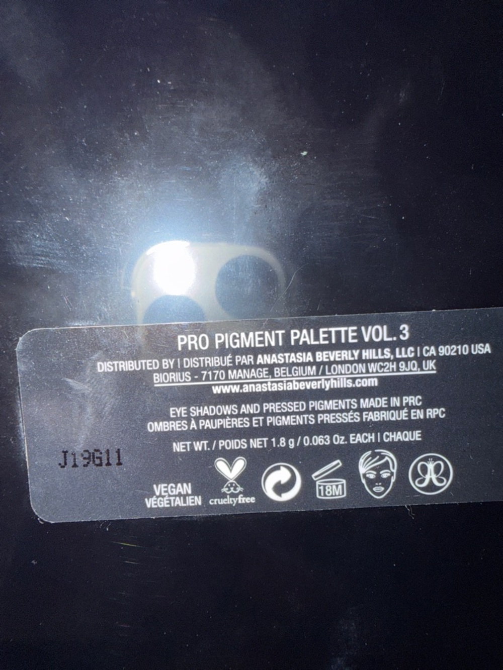 ABH Norvina Collection Palette - pro pigment vol 3 very lightly used - Picture 3 of 3